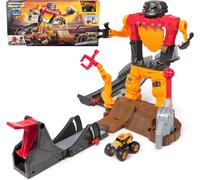 Monster Jam Smash & Bash SmashBot Playset with Launcher, Exclusive 1:64 Scale Monster Truck, 15-Inch Repairable Robot, Kids Toys for Boy and Girls Age 3 and up