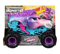 Monster Jam Sparkle Smash - Official Monster Truck in 1:24 Scale Die-Cast Vehicle with Realistic Details and BKT Tyres, Collectable Toy Truck for Children from 3 Years
