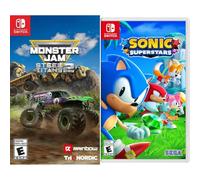 Monster Jam Steel Titans 2 & Sonic Superstars Nintendo Switch Bundle