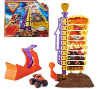 Monster Jam , Official Dragon Vs. Sparkle Smash Die-Cast Monster Trucks, 1:64 Scale, Kids Toys for Boys Ages 3 and up