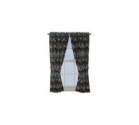 Monster Jam Tracks 63" Inch Drapes - Beautiful Room Décor & Easy Set Up, Bedding - Curtains Include 2 Tiebacks, 4 Piece Set (Official Monster Jam Product)