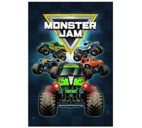 Monster Jam Trucks Fleece Blanket