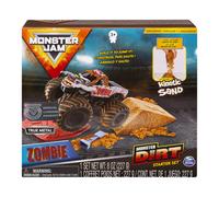 Monster jam, Zombie Monster Dirt Starter Set, Featuring 8oz of Monster Dirt & Official 1: 64 Scale Die-Cast Truck