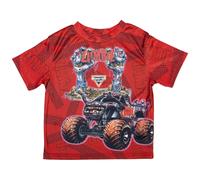 Monster Jam Zombie Toddler Boys graphic T-Shirt Zombie Red 5T
