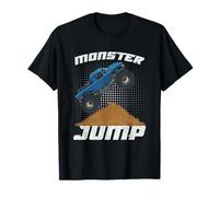 Monster Jump Monster Truck Jumps Dirt Ramp Stunt Rally Show T-Shirt