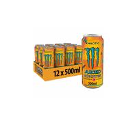 Monster Khaotic Juiced Energy Drink Cans Bulk Buy 12 x 500ml Best Before July 2026