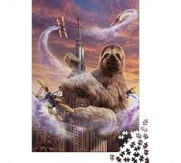 Monster King Sloth, Adult 1000 Piece Jigsaw, 52x38cm/1000pcs