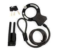 Monster Lock Heavy-Duty Bike & Scooter Cable Cuff Lock with Mounting Bracket - 3 Keys, Ultra-Secure Anti-Theft Steel Cable, Easy Portability - Trust The Monster… Unbeatable Security