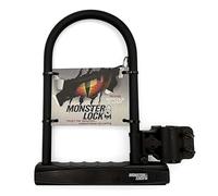 Monster Lock Heavy Duty Bike U-Lock with Mounting Bracket & 2 Keys - Anti-Theft Bicycle Lock for Maximum Security - Trust The Monster… Unbeatable Security