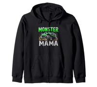 MONSTER MAMA Bold Off-Roading Monster Truck Zip Hoodie