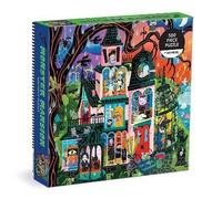 Mudpuppy Monster Mansion - 500 Piece Family Jigsaw Puzzle Featuring Bold and Spooky Illustrations of A Haunted Mansion Filled with Goblins Ghouls and Monsters (Amazon Exclusive)