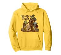 Monster Mash Halloween Aesthetic Vintage Spooky Season Pullover Hoodie