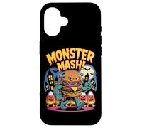 Monster Mash Halloween Burger Beast Parade Case for iPhone 16