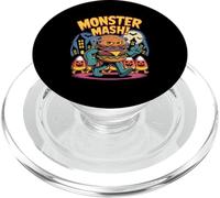 Monster Mash Halloween Burger Beast Parade PopSockets PopGrip for MagSafe