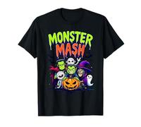 Monster Mash Halloween Monsters Pumpkin Party Spooky Season T-Shirt