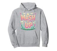 Monster Mash It Up Spooky Fun Halloween Party Celebration Pullover Hoodie, Adult Unisex, Heather Grey, S