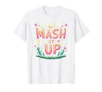 Monster Mash It Up Spooky Fun Halloween Party Celebration T-Shirt, Men, White, XXL