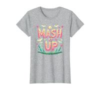 Monster Mash It Up Spooky Fun Halloween Party Celebration T-Shirt, Women, Heather Grey, L
