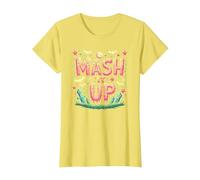 Monster Mash It Up Spooky Fun Halloween Party Celebration T-Shirt, Women, Lemon, 3XL