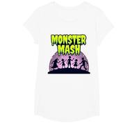 Monster Mash: Spooky Halloween Dance Party for All Ages T-Shirt, Girls, White, XS