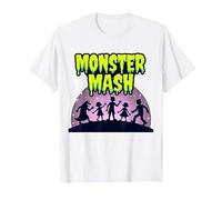 Monster Mash: Spooky Halloween Dance Party for All Ages T-Shirt, Men, White, L