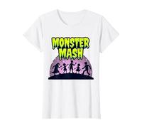 Monster Mash: Spooky Halloween Dance Party for All Ages T-Shirt, Women, White, XL