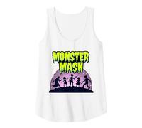 Monster Mash: Spooky Halloween Dance Party for All Ages Tank Top, Women, White, M