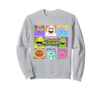 Monster Mash Sweatshirt, Adult Unisex, Heather Grey, XX-Large