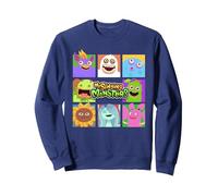 Monster Mash Sweatshirt, Adult Unisex, Navy Blue, Medium