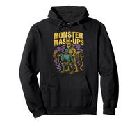 Monster Mash-Up Gym Partner Spotter Old School 90's Retro Pullover Hoodie