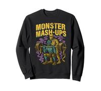 Monster Mash-Up Gym Partner Spotter Old School 90's Retro Sweatshirt