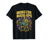 Monster Mash-Up Gym Partner Spotter Old School 90's Retro T-Shirt