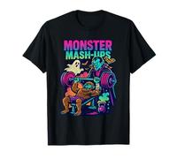 Monster Mash-Up Spotter Partner Old School 90's Retro Gym T-Shirt