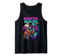 Monster Mash-Up Spotter Partner Old School 90's Retro Gym Tank Top