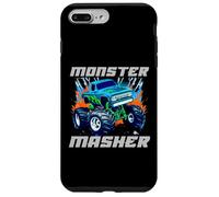 Monster Masher Big Tire Truck with Flames and Tools Case for iPhone 7 Plus/8 Plus