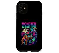 Monster Match Up Funny Bro Spotter Old School 90's Retro Gym Case for iPhone 11