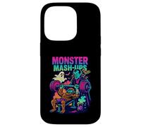 Monster Match Up Funny Bro Spotter Old School 90's Retro Gym Case for iPhone 14 Pro
