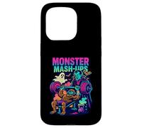 Monster Match Up Funny Bro Spotter Old School 90's Retro Gym Case for iPhone 15 Pro