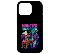Monster Match Up Funny Bro Spotter Old School 90's Retro Gym Case for iPhone 16 Pro