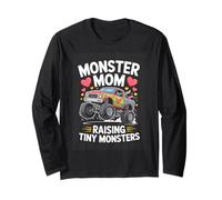Monster Mom Raising Tiny Monsters Monster Truck Mother Long Sleeve T-Shirt