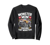 Monster Mom Raising Tiny Monsters Monster Truck Mother Sweatshirt