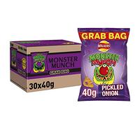 Monster Munch Pickled Onion Snacks, 40g (Pack of 30)