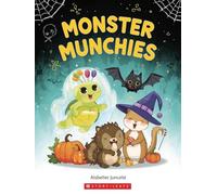 Monster Munchies: Halloween Colouring Book for Kids Ages 3-8, Kawaii-Style Monsters and Pumpkins by StoryLeaf Publishing