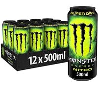 Monster Nitro Super Dry Energy Drink 500ml (Pack Of 12)