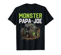 Monster PAPA-Joe Truck Father's Day Mud Riding T-Shirt