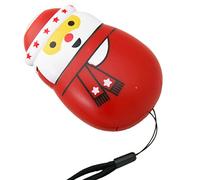 Monster Parties Santa Torch - Children's Santa Claus Themed Torch - No Batteries Required - Unisex - 9cm