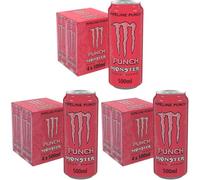 Monster Pipeline Punch Energy Drink 4 x 500 ml (Pack of 3)