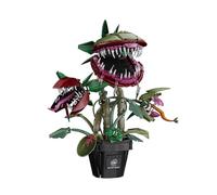 Monster Plant & Venus Flytrap Building Blocks Set, Carnivorous Plant Magic Book Collection Construction Building Kit, 1000+ PCS Creative Bricks Horror Botanical Model for Adults & Fans (A)
