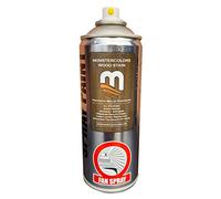 Monster Premiere Wood Stain 400ml Aerosol Available in 10 Popular Colours, (Dark Rich Mahogany)