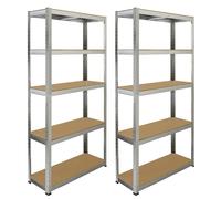 Monster Racking 2 x 90cm Galwix & Galwix Workbench Shelving Unit & Mallet